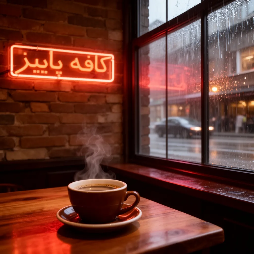 پوستر کافه پاییز